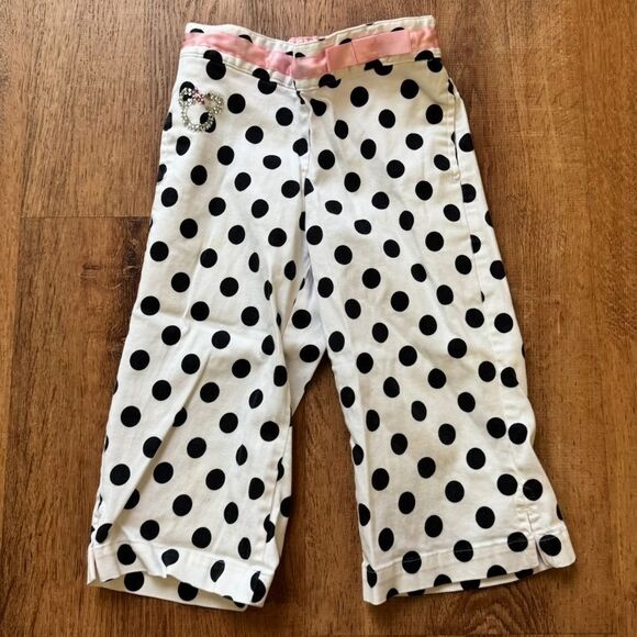 Disney Store Y2K Polka Dot Minnie Pants Toddler Girl 4T - Picture 1 of 3